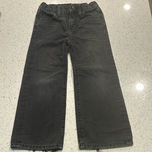 Used condition high rise baggy wide jeans